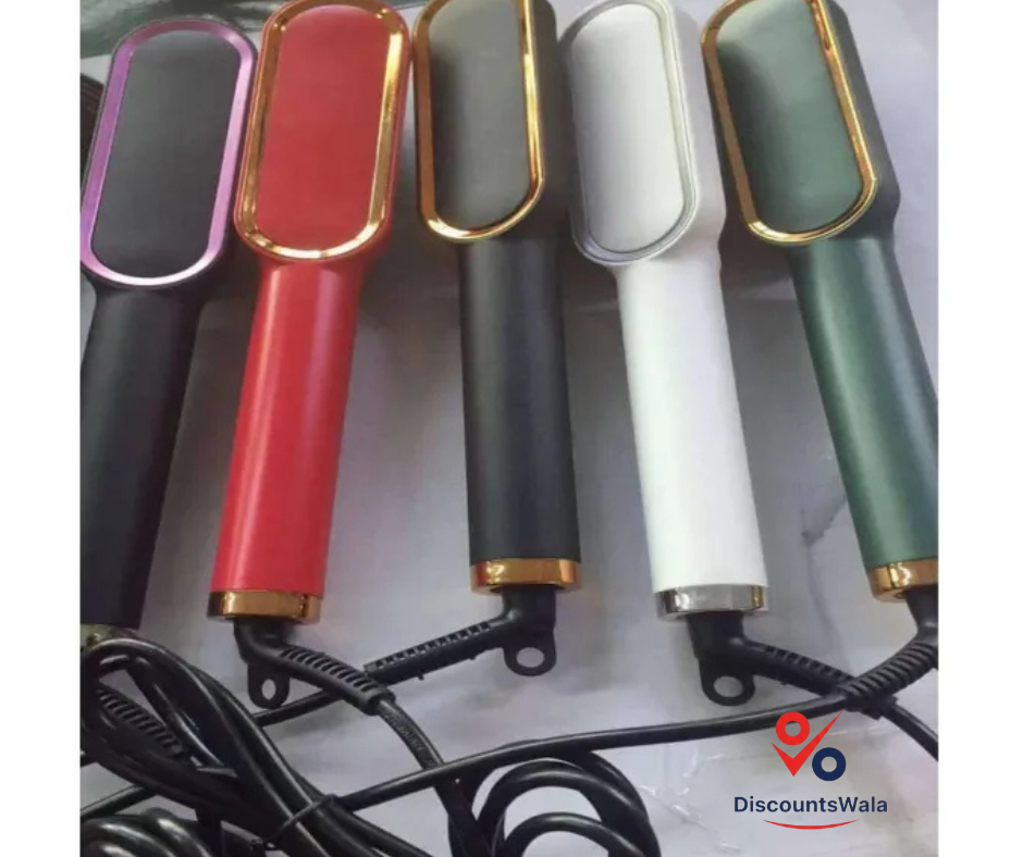 💇♀️ 2-in-1 Electric Comb & Brush – Smooth, Style & Shine in Seconds