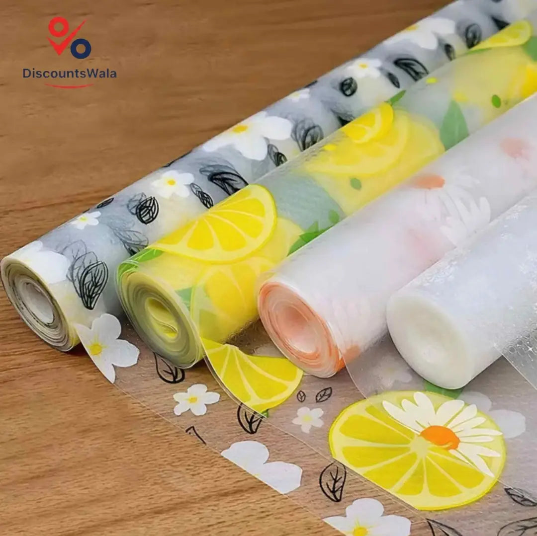 Premium Non-Slip Shelf Liner Roll – Multipurpose Drawer & Cabinet Mat for Kitchen, Fridge & Table (Washable & Reusable)