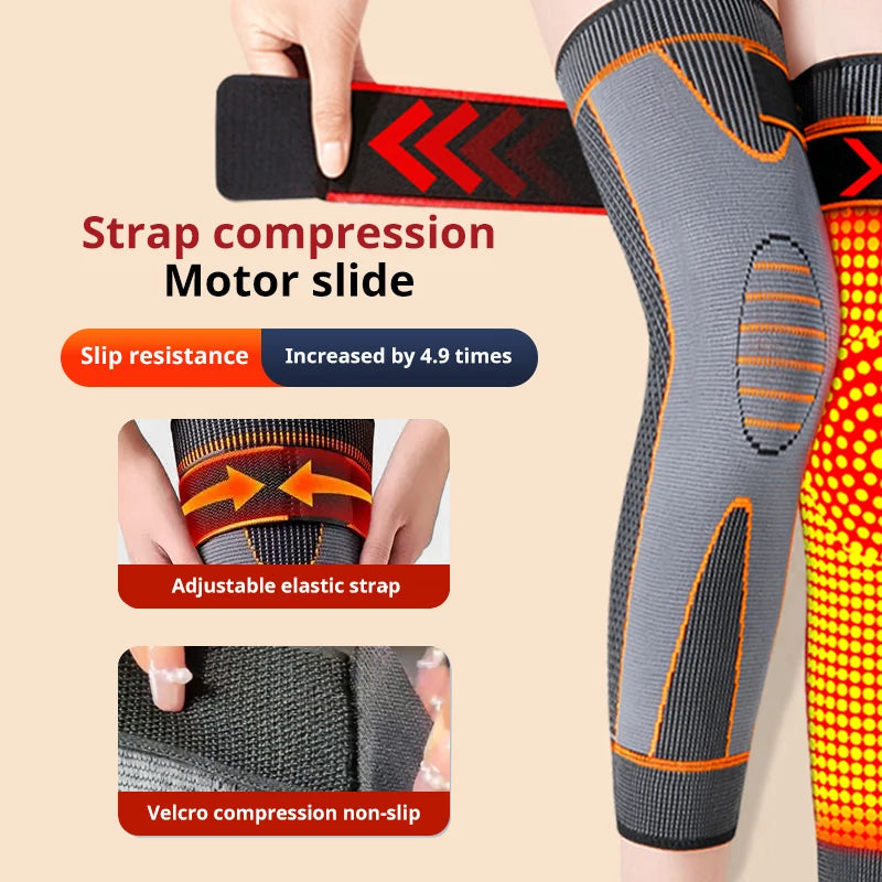 Anti Slip Warm Non-slip Motorcycle Knee Warmers- Protective Pad Men Women's - Cold Knees Heat Insulation