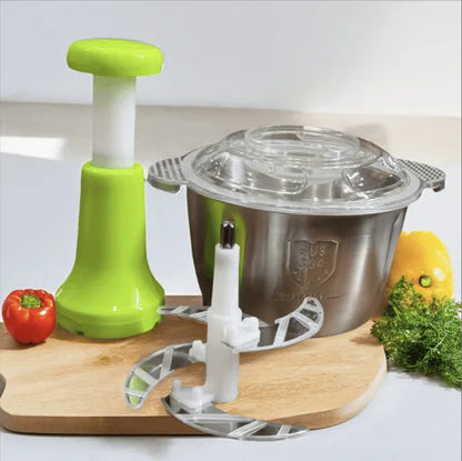 mported Manual Hand Push Multifunctional Chopper Mixer, Cutter & Grinder – Steel Body