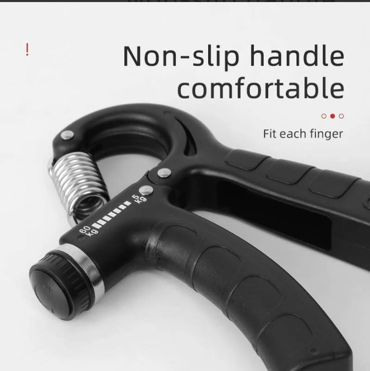 Adjustable Hand Grip Strengthener with Counter (5–60kg)