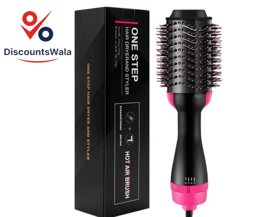 🔥 3-in-1 Hair Dryer, Straightener & Volumizing Styler Brush – Salon Results in One Step ✨