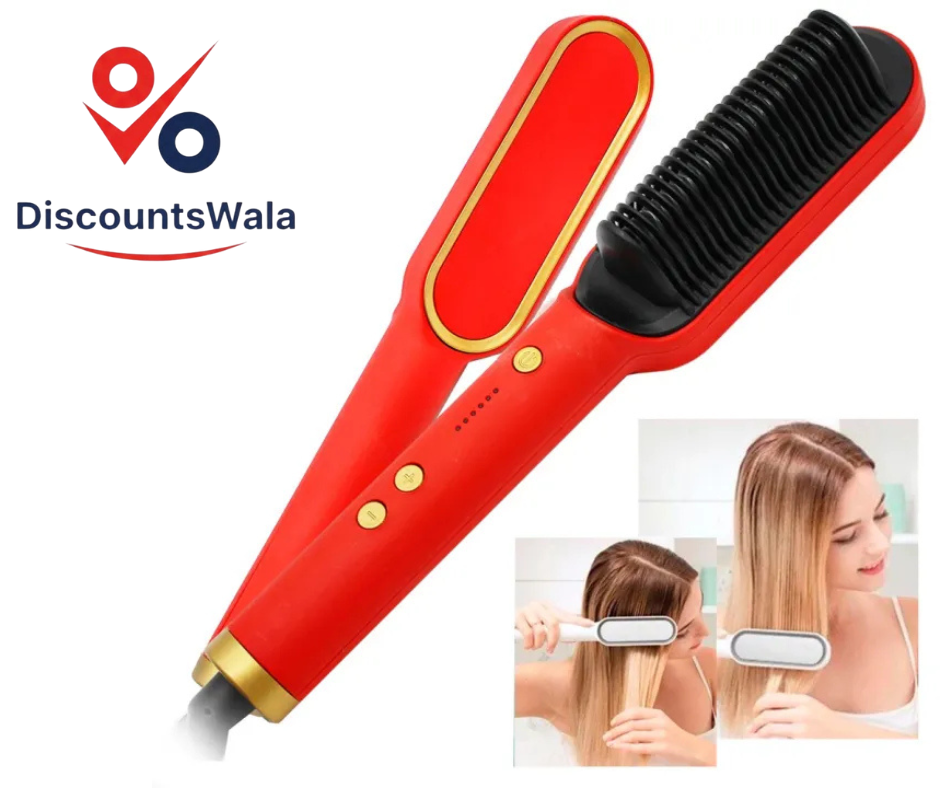 💇‍♀️ 2-in-1 Electric Comb & Brush – Smooth, Style & Shine in Seconds