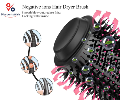 🔥 3-in-1 Hair Dryer, Straightener & Volumizing Styler Brush – Salon Results in One Step ✨
