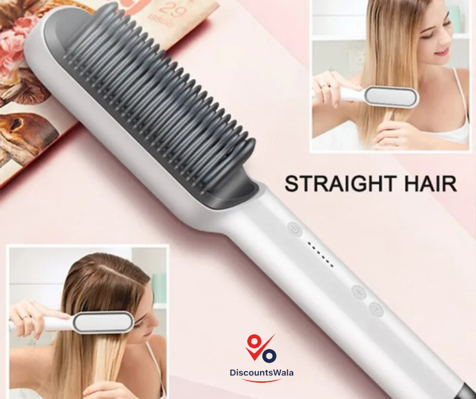 💇‍♀️ 2-in-1 Electric Comb & Brush – Smooth, Style & Shine in Seconds