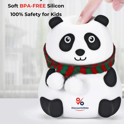 Cute Silicon Panda Lamp - Panda Night Light - LED Lamp - DiscountsWala