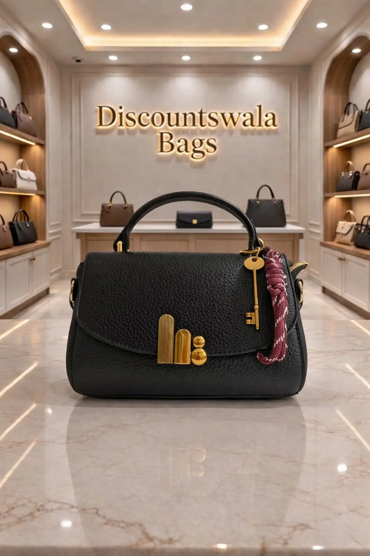 Signature Luxury Woven Handbag with Pearl Buckle – Premium Edition