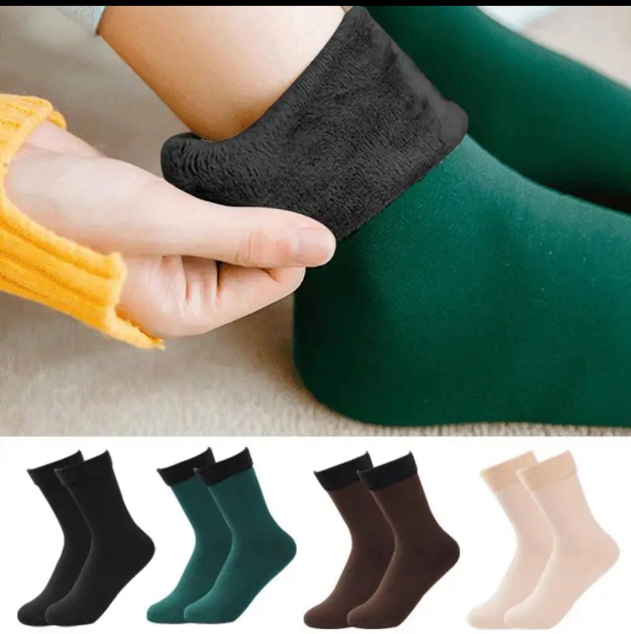 Winter Fleece-Lined Thermal Socks – Ultra Soft Unisex Comfort