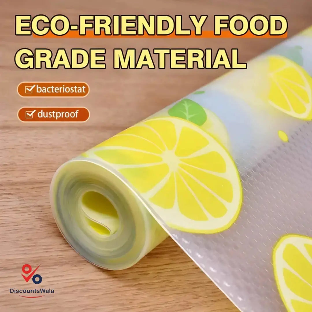 Premium Non-Slip Shelf Liner Roll – Multipurpose Drawer & Cabinet Mat for Kitchen, Fridge & Table (Washable & Reusable)