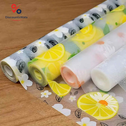 Premium Non-Slip Shelf Liner Roll – Multipurpose Drawer & Cabinet Mat for Kitchen, Fridge & Table (Washable & Reusable)