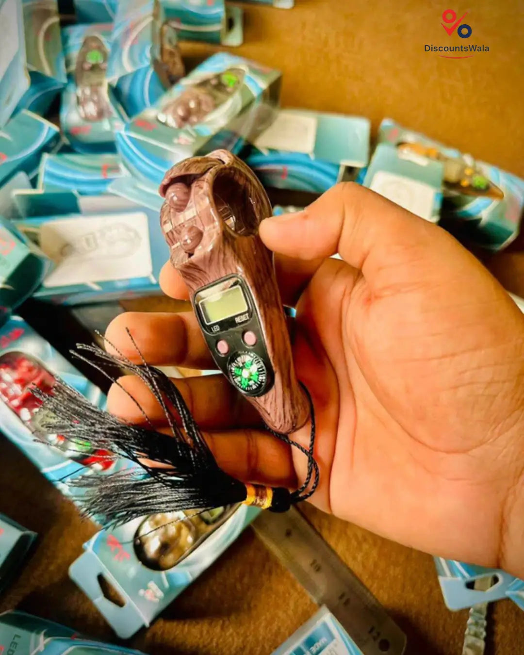 Premium Digital Zikr Counter with Compass – Islamic Gift for Ramadan