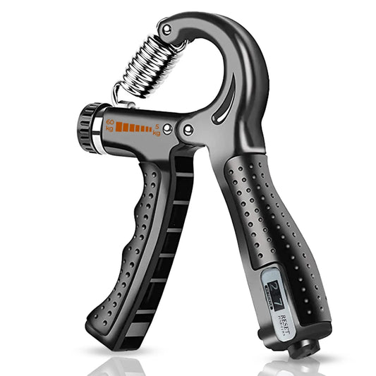Adjustable Hand Grip Strengthener with Counter (5–60kg)