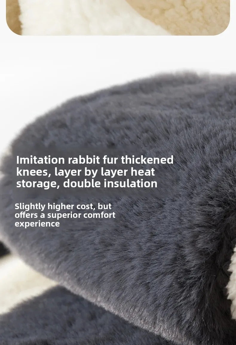 Premium Wool Knee Warmer | Knee Pads With Strap (Pair)