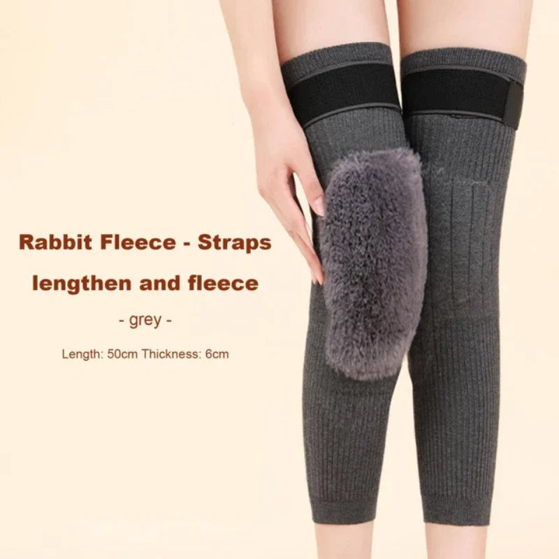 Premium Wool Knee Warmer | Knee Pads With Strap (Pair)