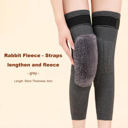 Premium Wool Knee Warmer | Knee Pads With Strap (Pair)